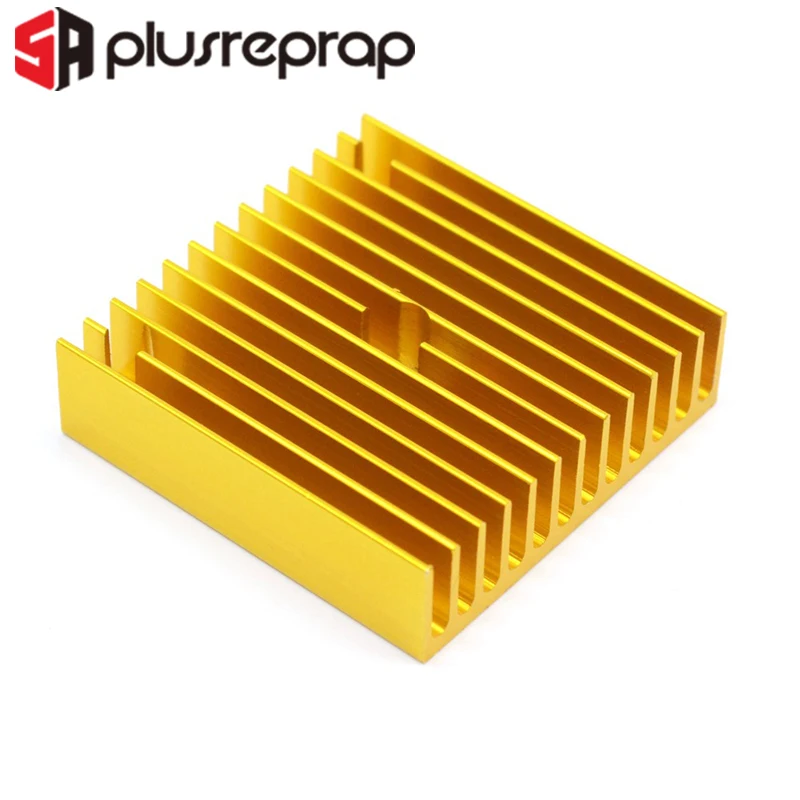 MK7 MK8 радиатор охлаждающий вентилятор Алюминиевый сплав 40 мм * золотисто-черный