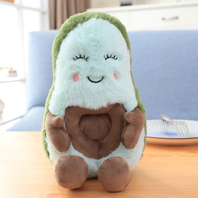 2020 New Creative Hot Valentine's Day Gifts Cute Confession Angel Wings Concave Heart Shaped Avocado Doll Plush Toy For Children | Игрушки