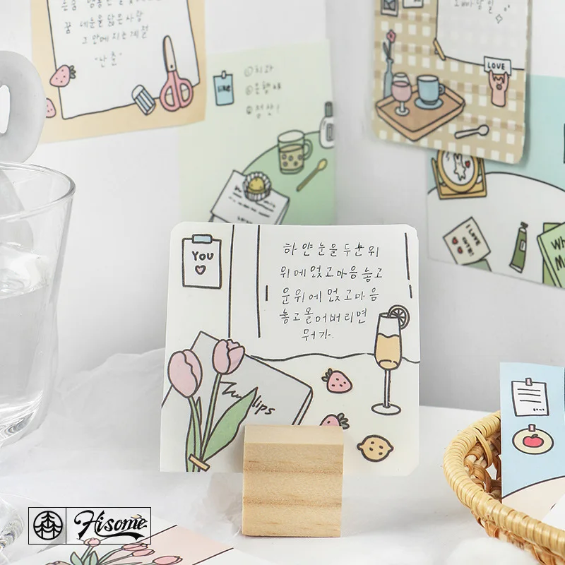 

Cute My Desk Series Cartoon Diary Memo Pad Kawaii Message Notes Decorative Notepad Note Paper Memo Stationery Office Supply