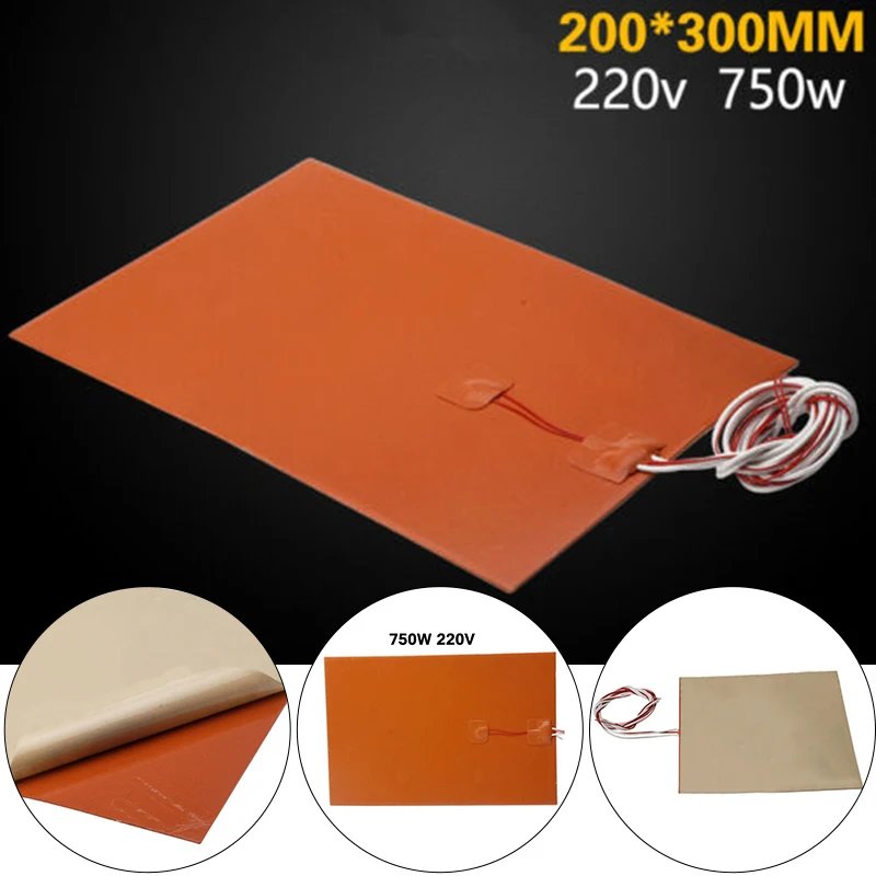 

1 PC Home Silicone Heater Tools Spare Replacement Orange 20x30cm Silica Gel