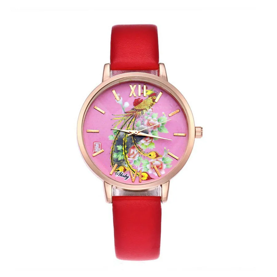 Shsby брендовые наручные часы в китайском стиле с кожаным ремешком модные женские