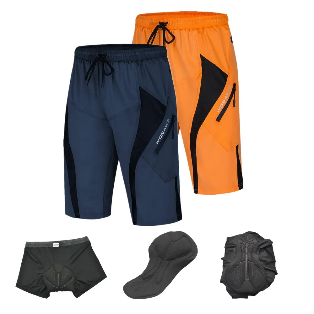 Мужские горные велосипедные шорты WOLFBIKE летние водонепроницаемые дышащие