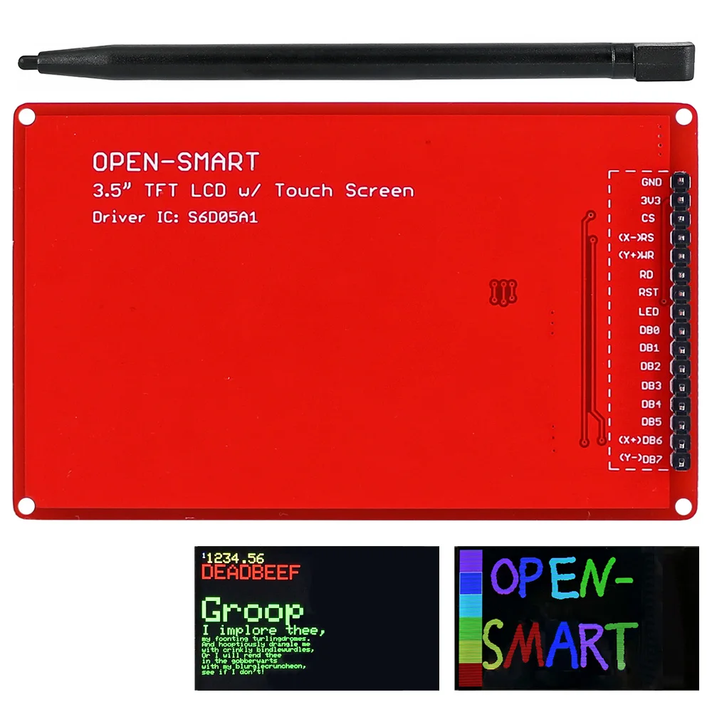 OPEN SMART 2 5 дюймовый TFT ЖК экран с сенсорным экраном модуль коммутационной платы