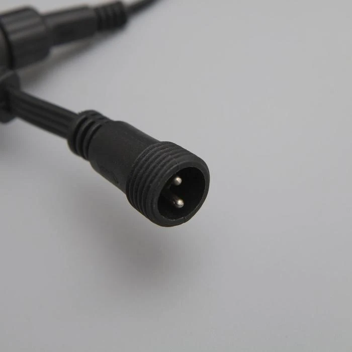Гирлянда "Занавес" уличная УМС 2 х 6 м 2W LED-1440-220V нить тёмная свечение мульти