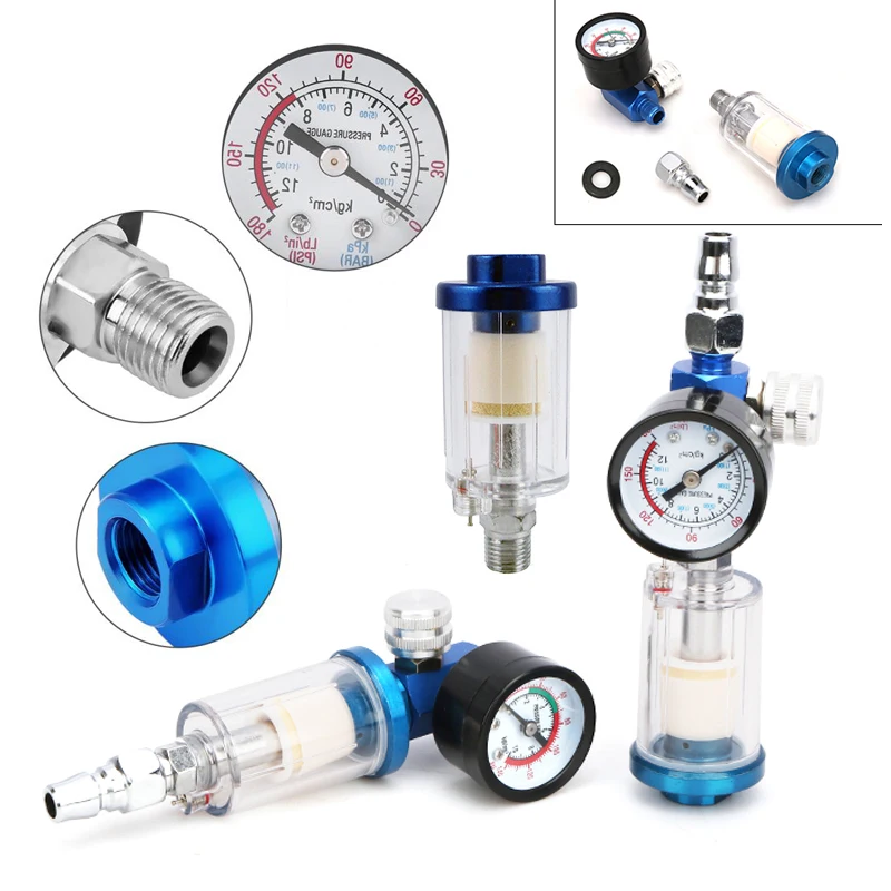 1 шт. 1/4 ''масляный водоотделитель встроенный воздушный шланг фильтр ловушка