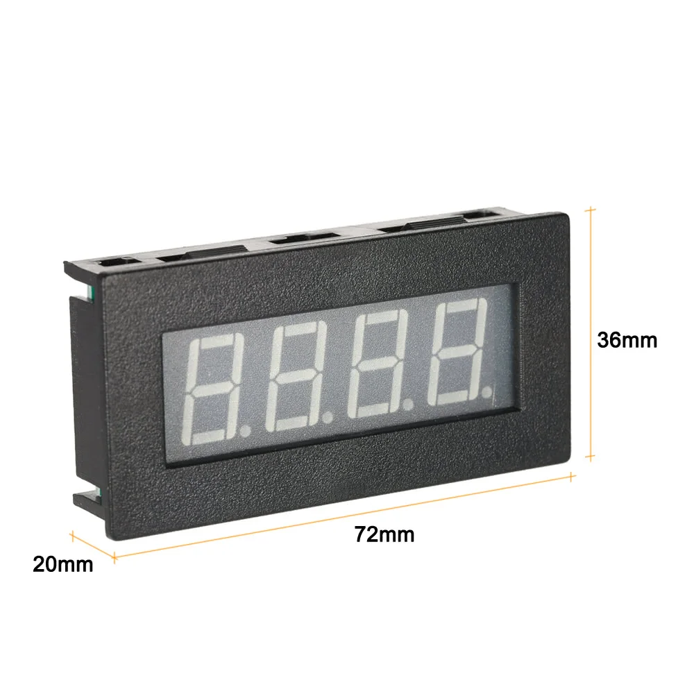 

High Precision 0.56" 4 LED Digital Frequency Tachometer Car Motor Speed Meter RPM Measurement Tester 5-9999R/M DC 8-15V