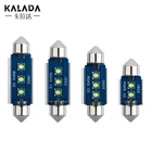 2 шт. C5W C10W Canbus Error Festoon 31 36 39 41 мм 12 В автомобильная светодиодная лампа 6000k холодного белого света салосветильник купольная лампа номерного знака