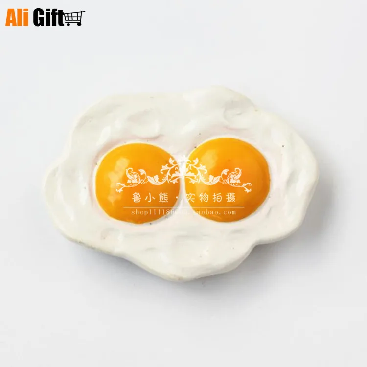 Европейские яйца сыр молоко завтрак магнитная паста 3D холодильник магниты на