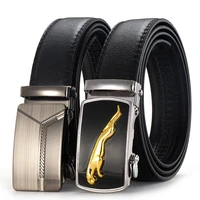 peikong fashion luxury brand automatic buckle business leather male waist belt for men high quality cowhide designer mens belts