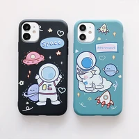 high quality tpu soft case for huawei nova 7 7i 6se 5 5pro 4 3 3i cute cartoon astronaut space matte phone cover shell coque
