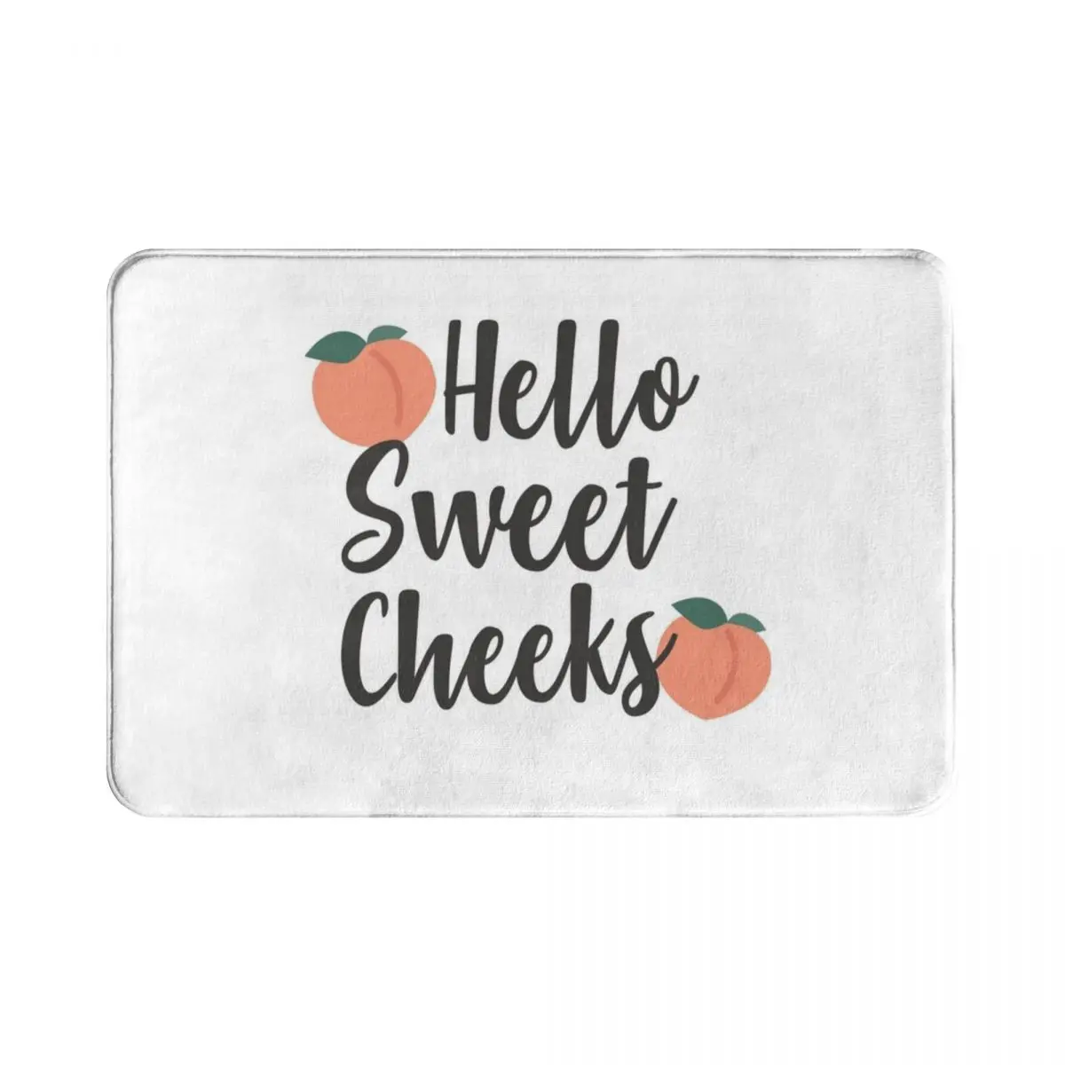 

Напольный коврик Hello Sweet в виде щек, полиэстер, нескользящий, моющийся, для передней комнаты, коридора, кухни, спальни, балкона, туалета