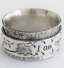 YSDLJG модное кольцо в стиле панк ретро Одуванчик резьба я достаточно буква кольцо для женщин обручальное кольцо ювелирные изделия подарок