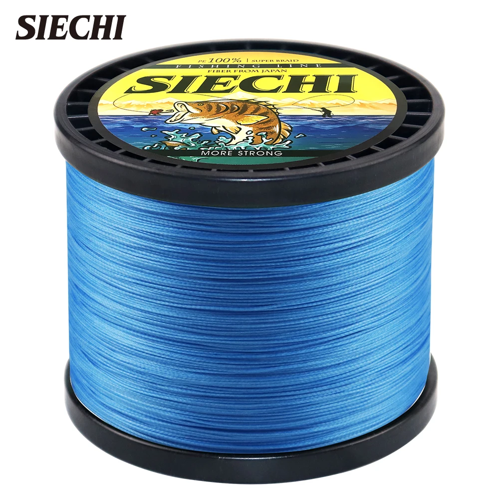 

SIECHI Fishing Line 300M 500M 1000M 8 Strands Braided Fishing Line Multifilament PE Line 20 30 40 50 60 60 88LB