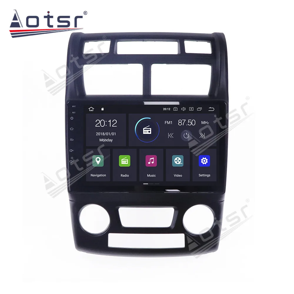 Android10.0 автомобиля GPS навигации Автомобильный мультимедийный плеер для Kia Sportage 2007