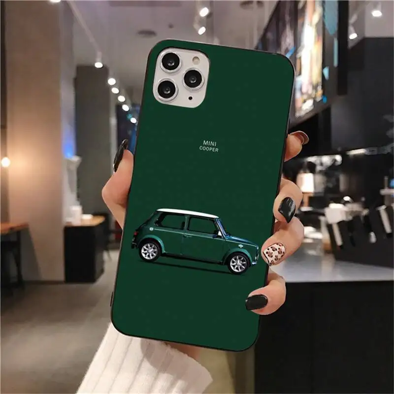 Роскошный автомобильный мини чехол с медным логотипом для телефона iphone 12 pro max 11 XS
