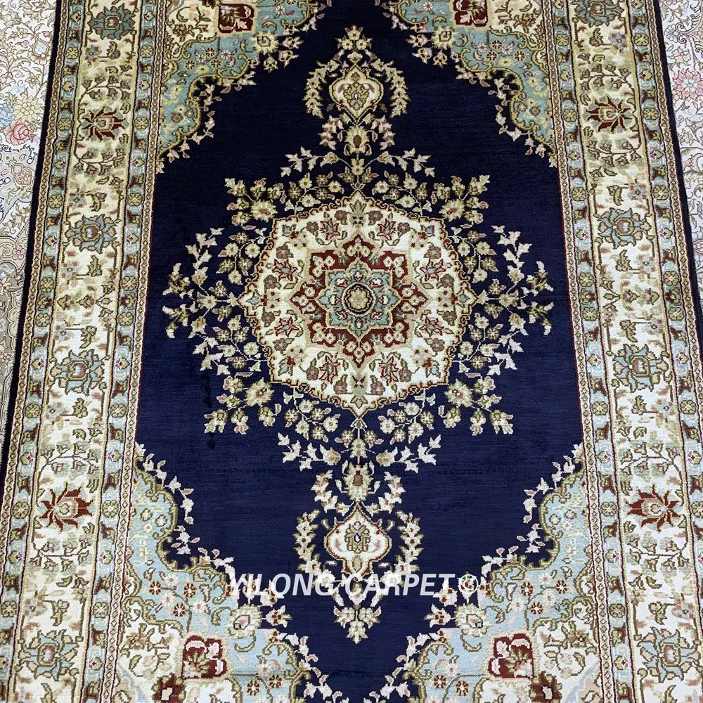 YILONG 3 'x 5' ручная работа искусственный Восточный кашмирский пол персидский