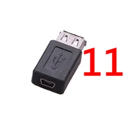 11 Несколько стилей USB OTG Mini USB Micro 5pin адаптер переходник USB мужчин и женщин Micro USB адаптер гаджеты - Цвет: 11