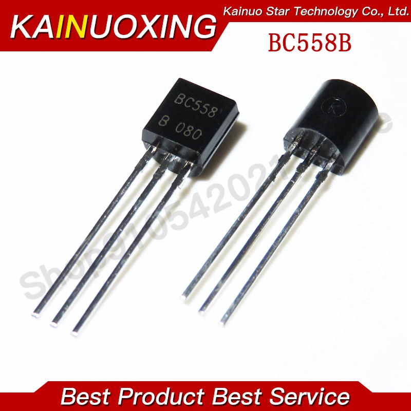 100 шт. BC558B TO-92 BC558 TO92 558B Новый триодный транзистор