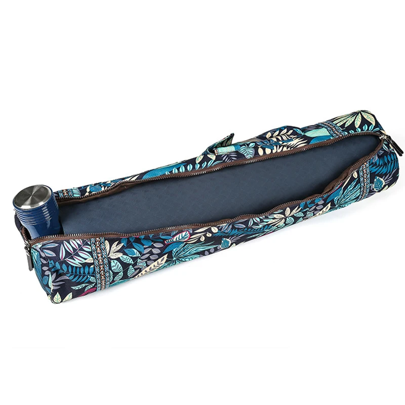 Переносной Мат для йоги сумка с принтом удобный переноски рюкзак Сетчатый