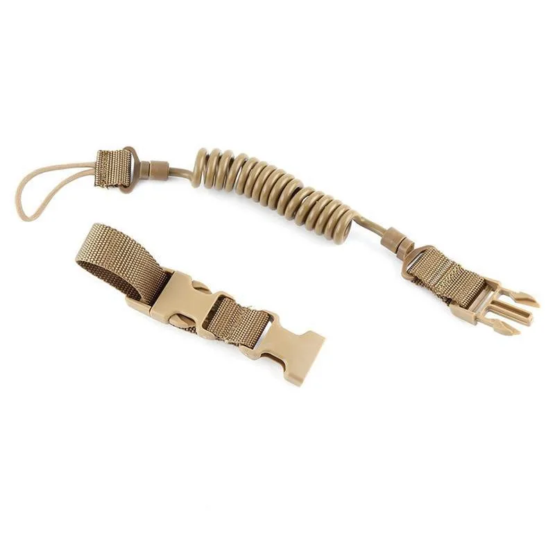 Тактический анти-потерянный эластичный шнур веревка военный весенний защитный