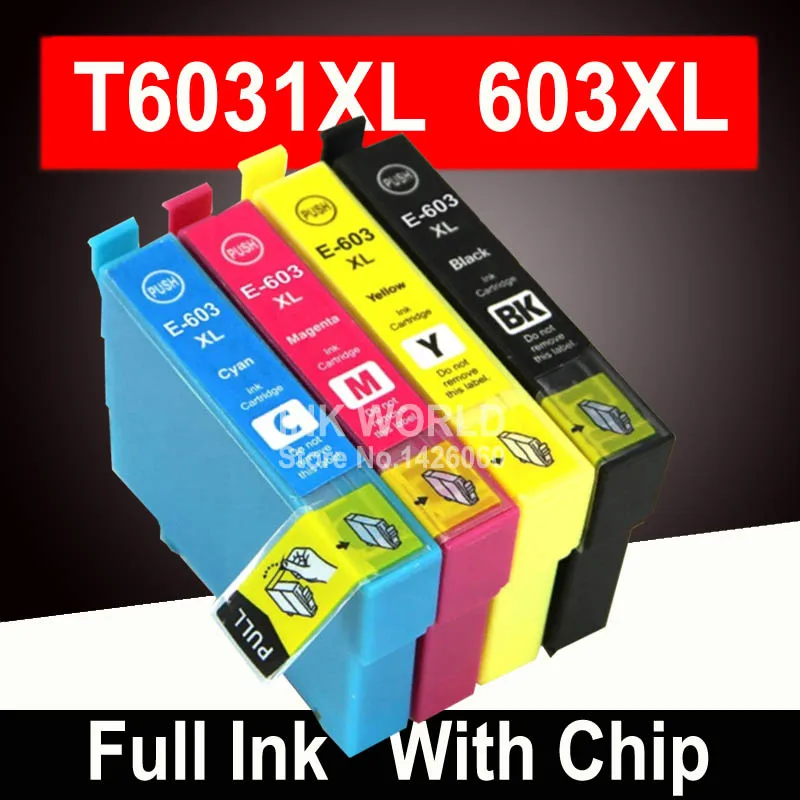 Совместимость 603XL патрон чернил для принтера Epson XP 2100 2105 3100 3105 4100 4105 WF 2810 2830