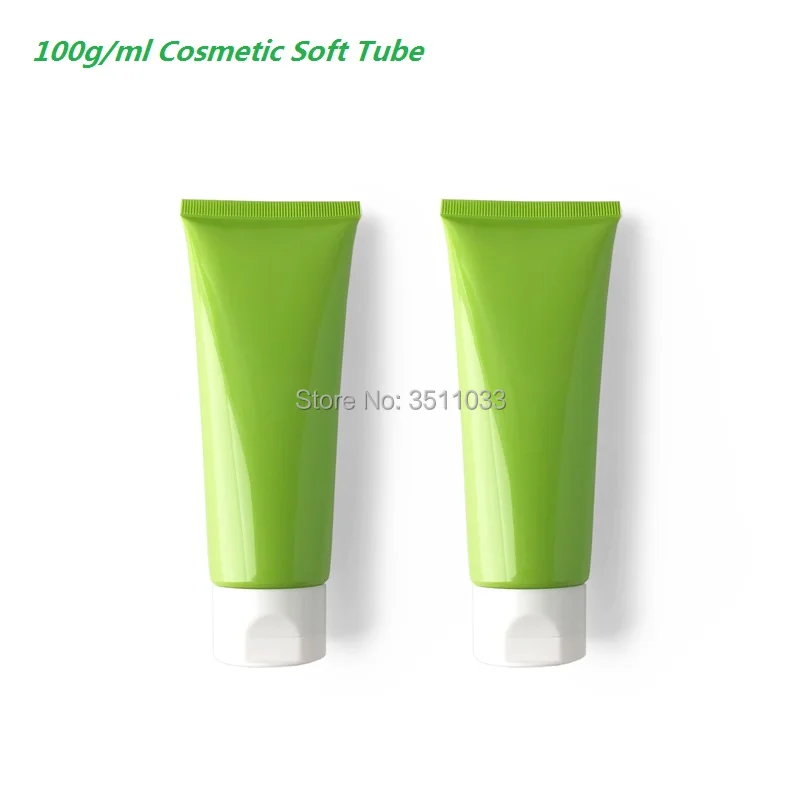 100 г пиковая зеленая Косметическая Мягкая трубка для очищающего средства лица мл