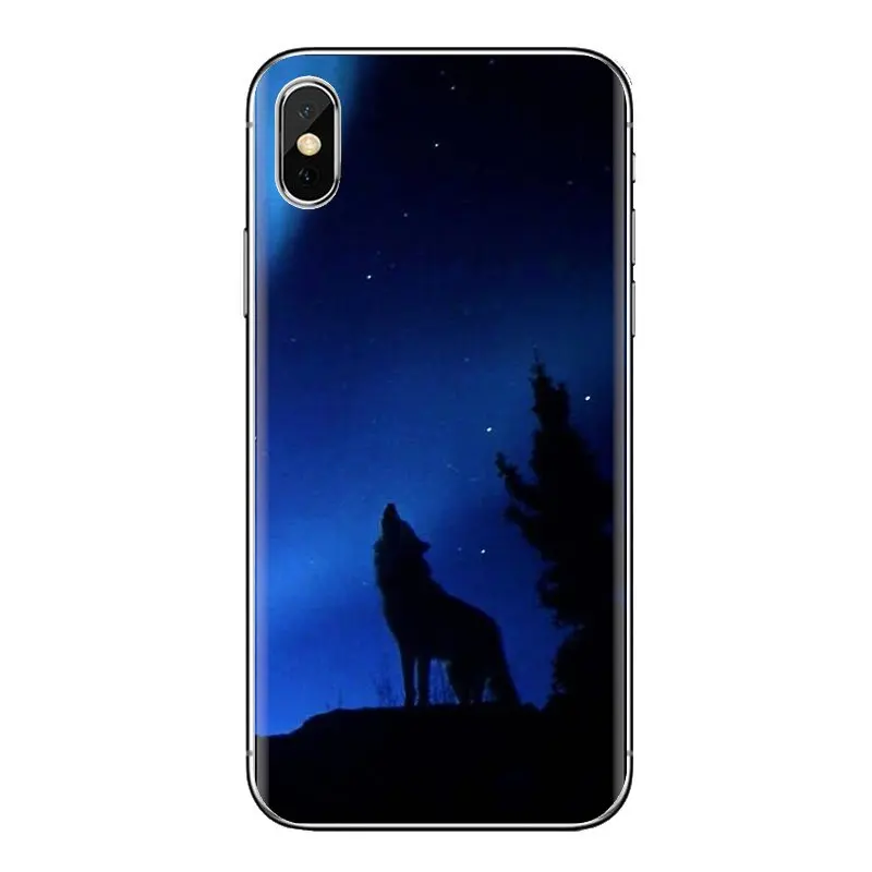 Мягкий чехол для Xiao mi 6 A1 Max x 2 5X 6X Red Note 5 5A 4X 4A A4 4 3 Plus Pro Howl из волка под луной Art |