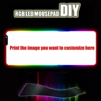 custom diy rgb mouse pad led large gaming xxl mousepad laptop desk mat slip for gamers csgo speed control keyboard for computer