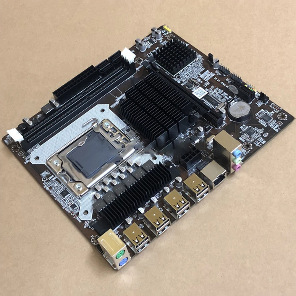 Материнская плата Pro X58 для настольного компьютера LGA 1366 Поддержка DDR3 ECC REG E5520 X5650