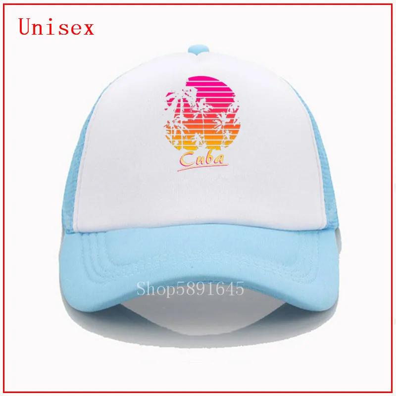 Женская бейсбольная кепка с изображением заката Кубы | Аксессуары для одежды