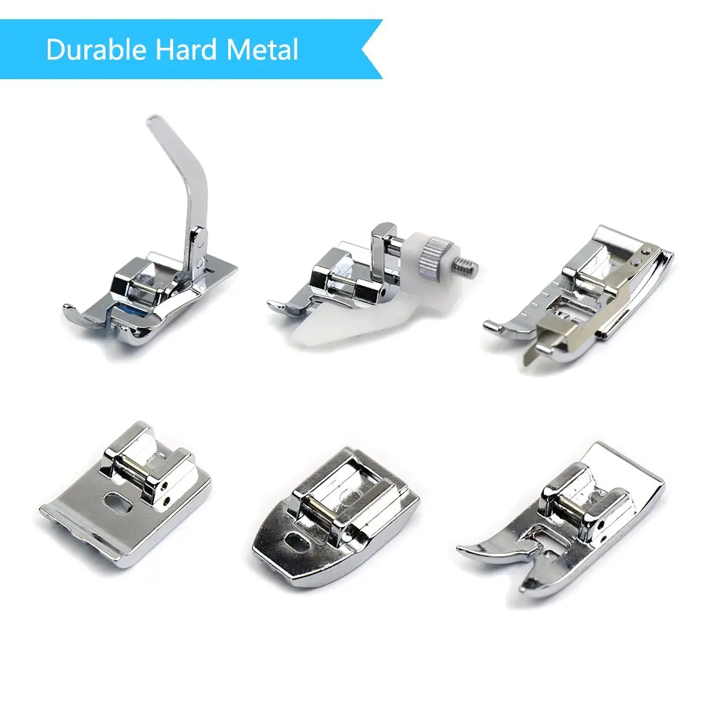 Набор прижимных лапок для швейной машины комплект домашнего шитья с коробкой