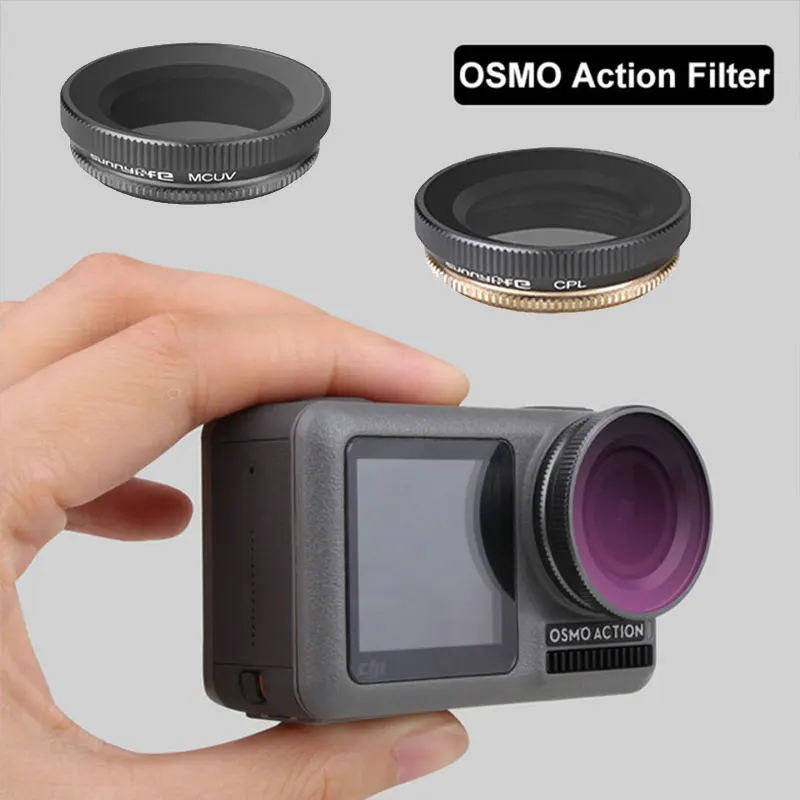 

for OSMO ACTION action camera filter CPL MCUV Circular filter sport Camera Protect Filters waterproof Camera Lenses Accessories
