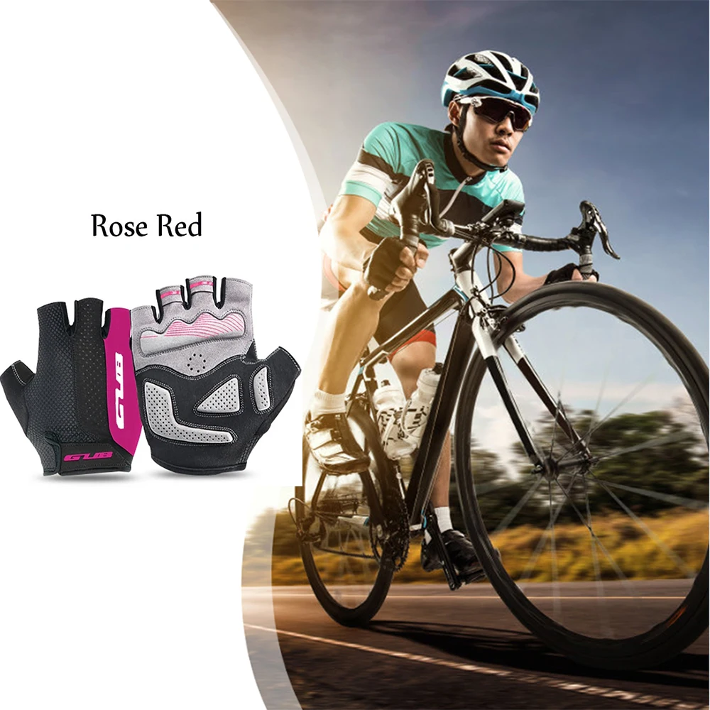 

1Pair Half Finger Cycling Gloves Gel Bicycle Riding Gloves Anti Slip Shock Breathable Short Sports MTB Road Bike Glove Men Women