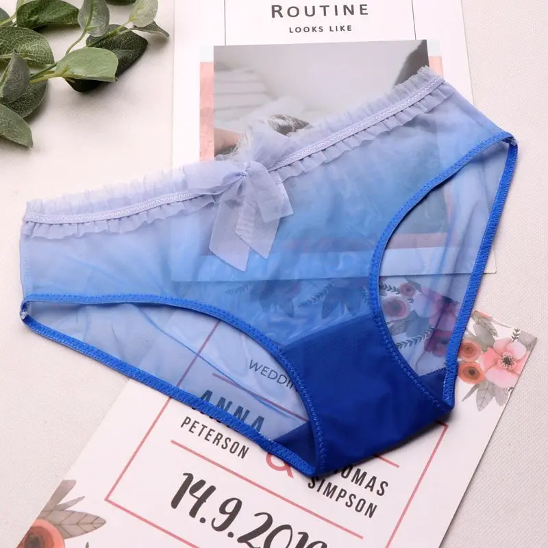 SP &amp CITY постепенная смена цвета сексуальные кружевные трусики Прозрачное нижнее