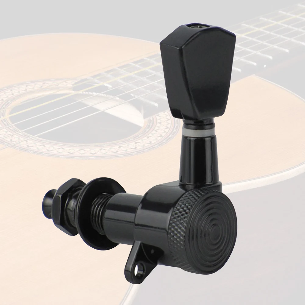 

Locking Tuners Tool Guitar Tuning Peg String Button Keys Musical Instrument Replacement Easy Install Left Right Portable Metal
