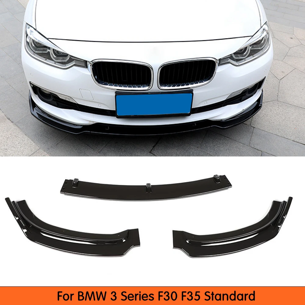 

Для переднего бампера F30, спойлер для BMW 3 серии F30 F35, стандартный бампер 2012-2018, АБС, черная головка, бампер, лопата