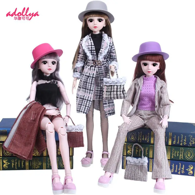 

Кукла Adollya 1/3 BJD, одежда, аксессуары, комплект одежды, включая шляпу, сумку, простые и щедрые куклы, аксессуары, подарок для девочки