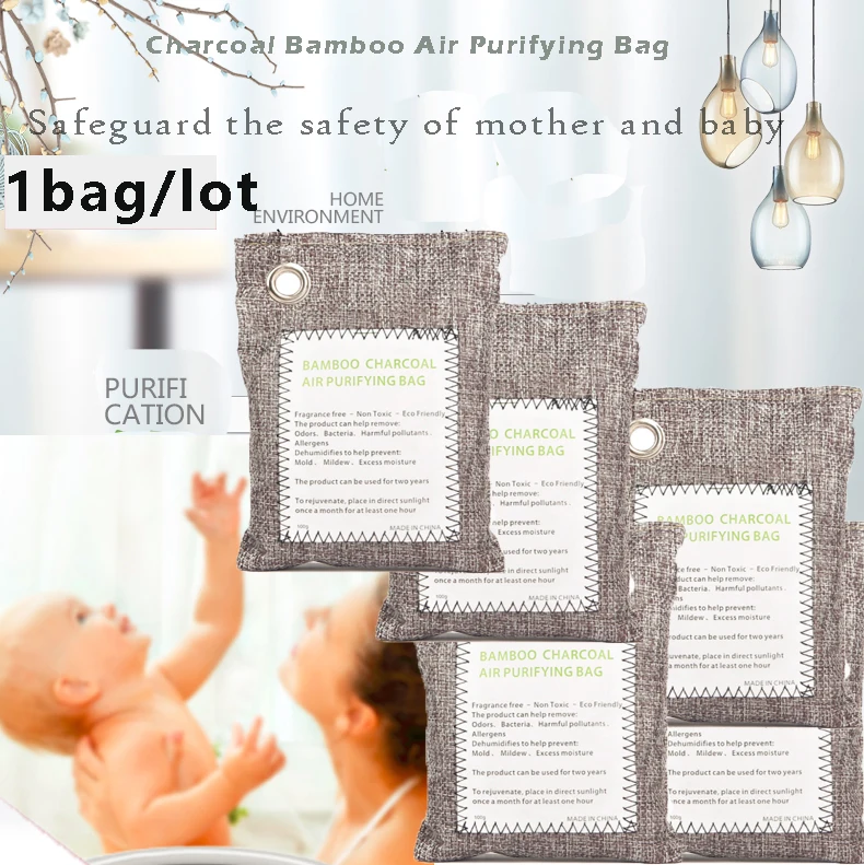 

Natural Bamboo Charcoal Captures Bag Natural Air Purifying Bag Fragrance Air Purifying Odor Eliminator
