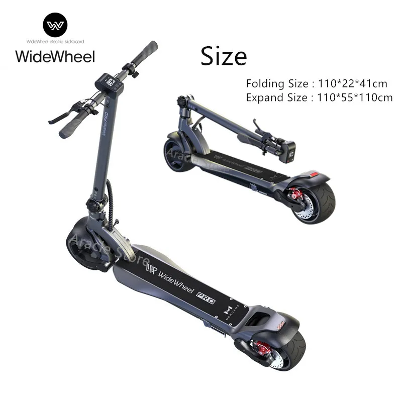 Оригинальный умный электрический скутер Mercane WideWheel Pro 48 В 1000 Вт широкое колесо