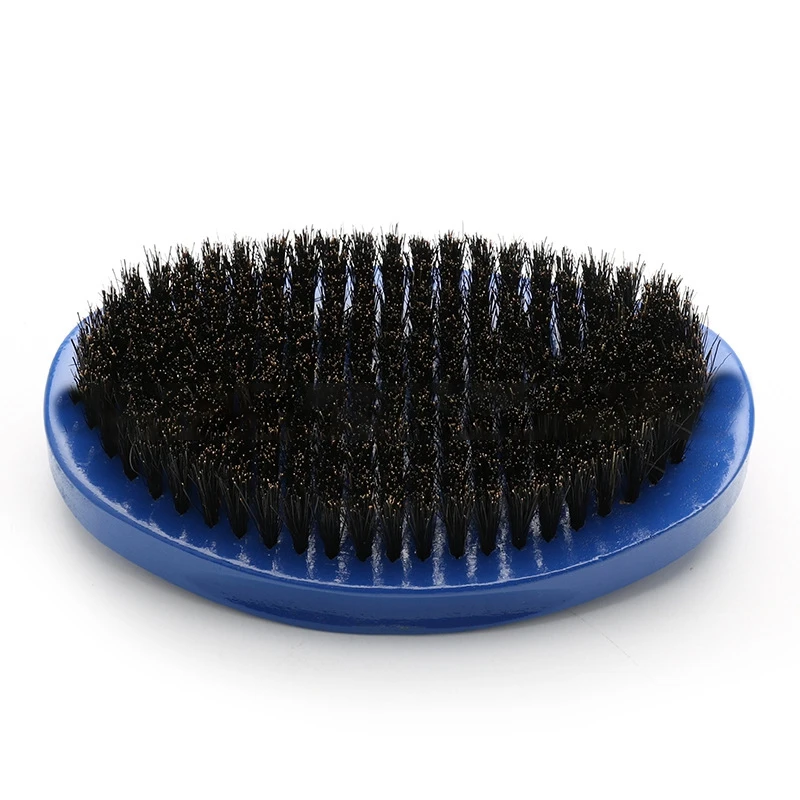 

Blue Curved Handle Beard Brush Men's Facial Styling Beard Brush Oil Hair Comb Comb Hair Comb
