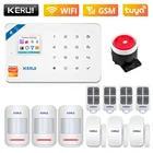 KERUI W181 система охранной сигнализации Беспроводной Wi-Fi GSM для дома Комплект охранной сигнализации Android ios приложение управление с дистанционным управлением ler