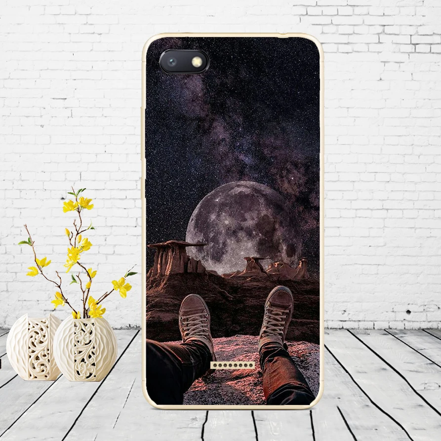 C17 Силиконовый чехол для xiaomi redmi 6a защитный чехол Мягкий ТПУ чехол для телефона Чехлы для xiaomi redmi 6A чехол бампер 6a Coque - Цвет: C17