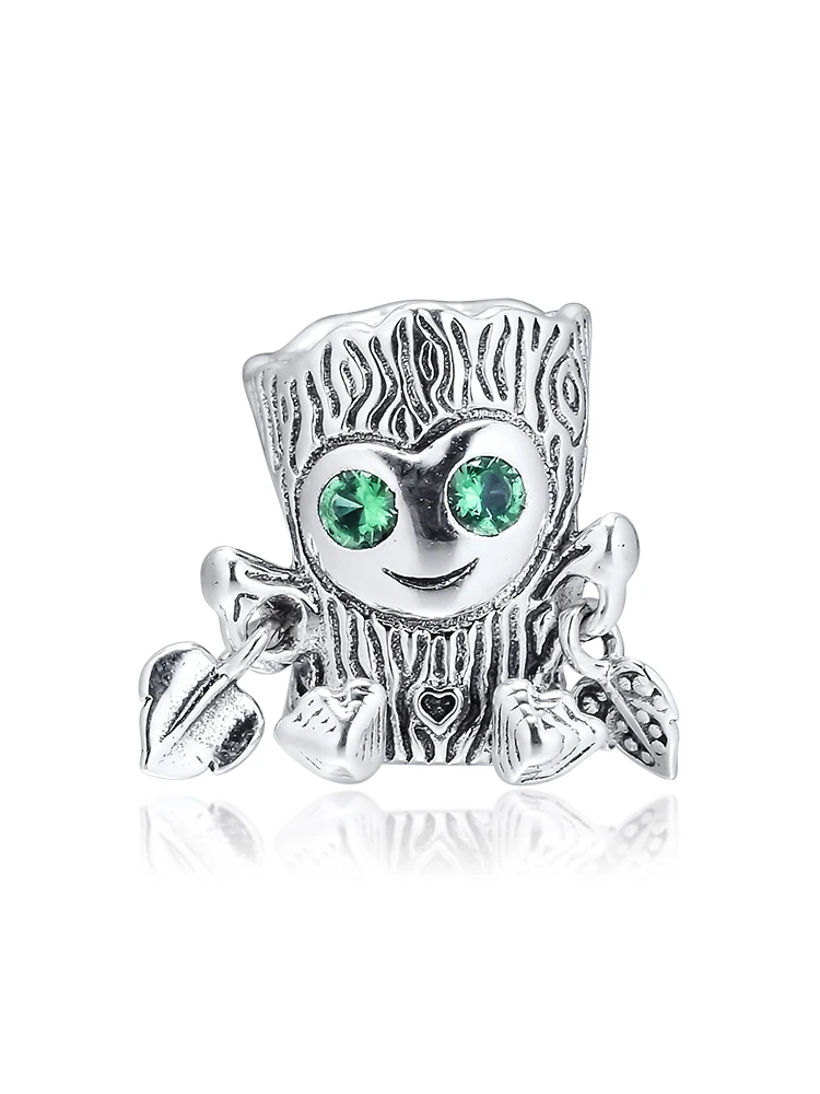DIY Fits for Pandora Charms Bracelets Sweet Tree Monster Beads 100% 925 Sterling-Silver-Jewelry Free Shipping | Украшения и