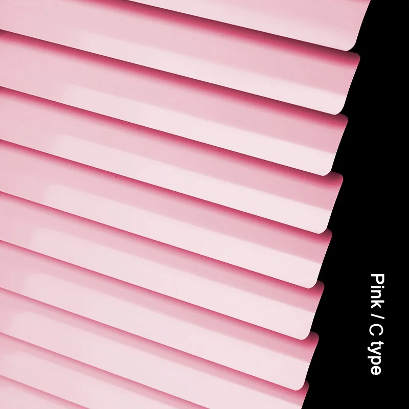 PINK Sunfree C/S Тип планка алюминиевые жалюзи влагостойкие водонепроницаемые 25 мм венецианские жалюзи для офиса/ванной комнаты - Цвет: PINK