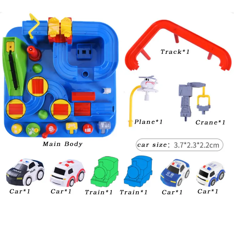 Новый электрический игрушечный поезд автомобили рельсы пульт дистанционного