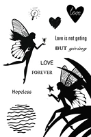 daboxibo butterfly fairy heart clear stamps mold for diy scrapbooking cards making decorate crafts 2021 new arrival