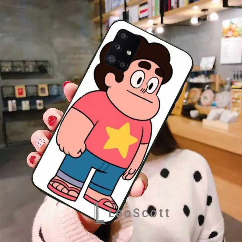 

Cartoon Steven Universe Phone Case For Samsung A50 A51 A71 A20E A20S S10 S20 S21 S30 Plus ultra 5G M11