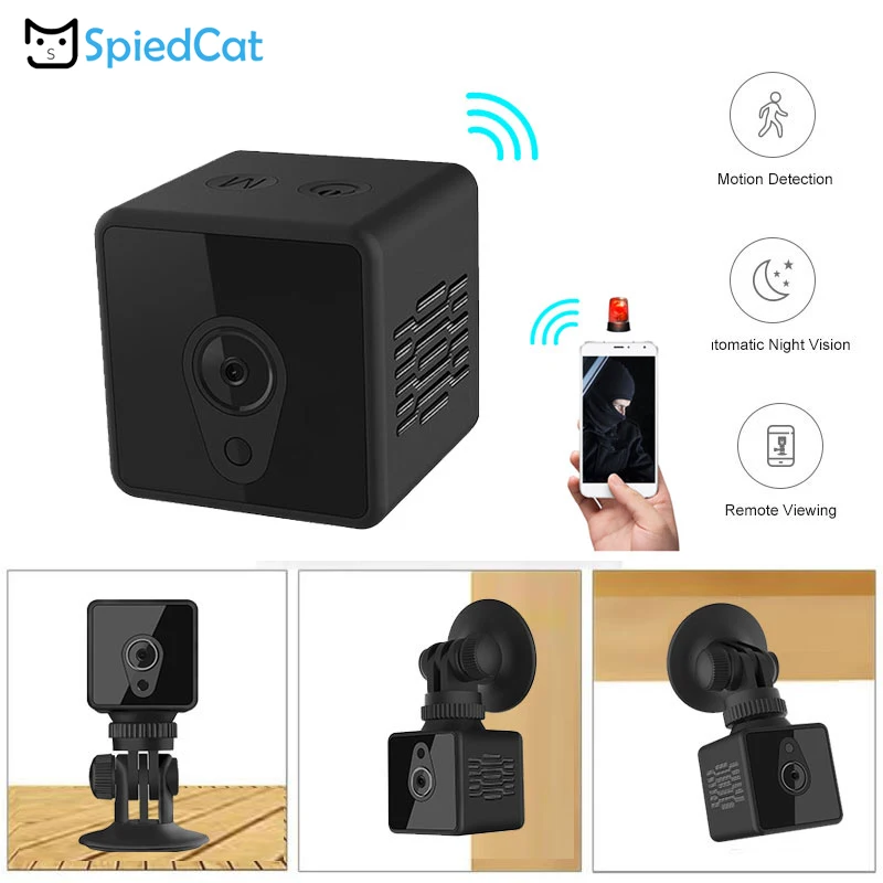 Мини Wi Fi HD ночное видение DVR датчик движения с дистанционным датчиком умная