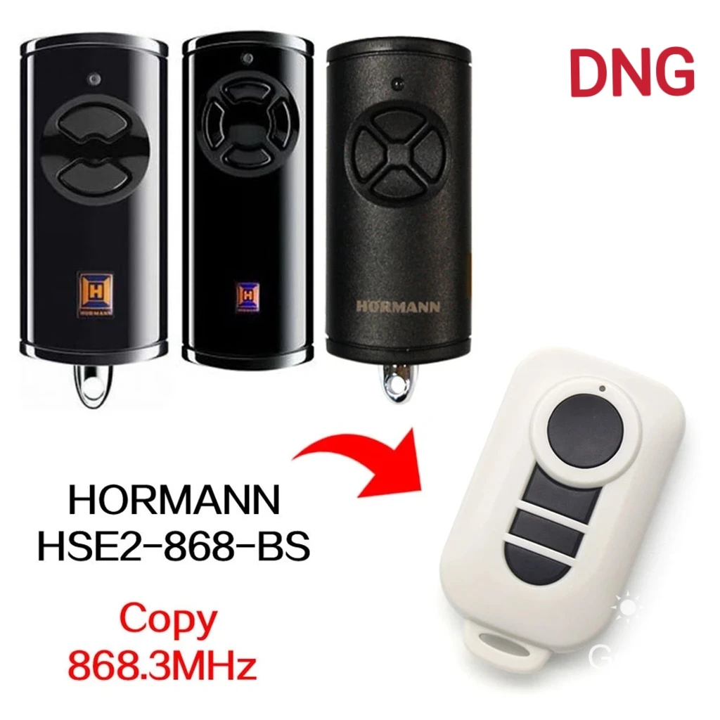 

1pcs HORMANN HS HSS HSE HSD HSP 1 2 4 5 868 BS Remote Control HORMANN HSE2 HSE4 HS1 HS4 HS5 HSS4 HSP4 HSD2 Gate Garage 868MHz