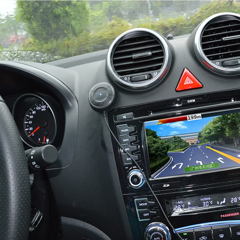 Автомобильный комплект совместимый с Bluetooth 4 0 NFC разъем 3 5 мм стерео AUX музыкальный